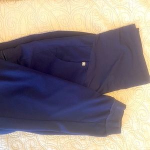 size large Tall maternit, color is Navy Blue.